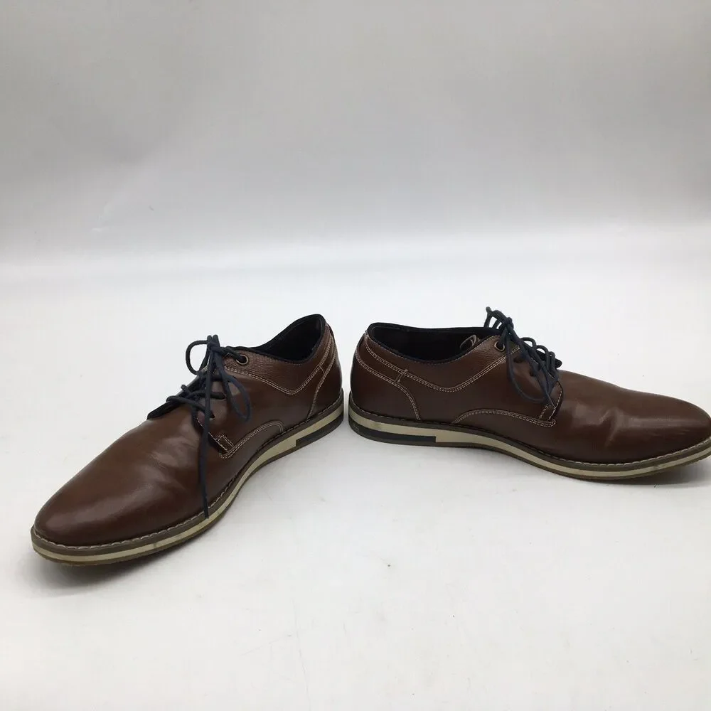 Unlisted Kenneth Cole Men's Oxfords Lace Up Shoes Brown Size 8